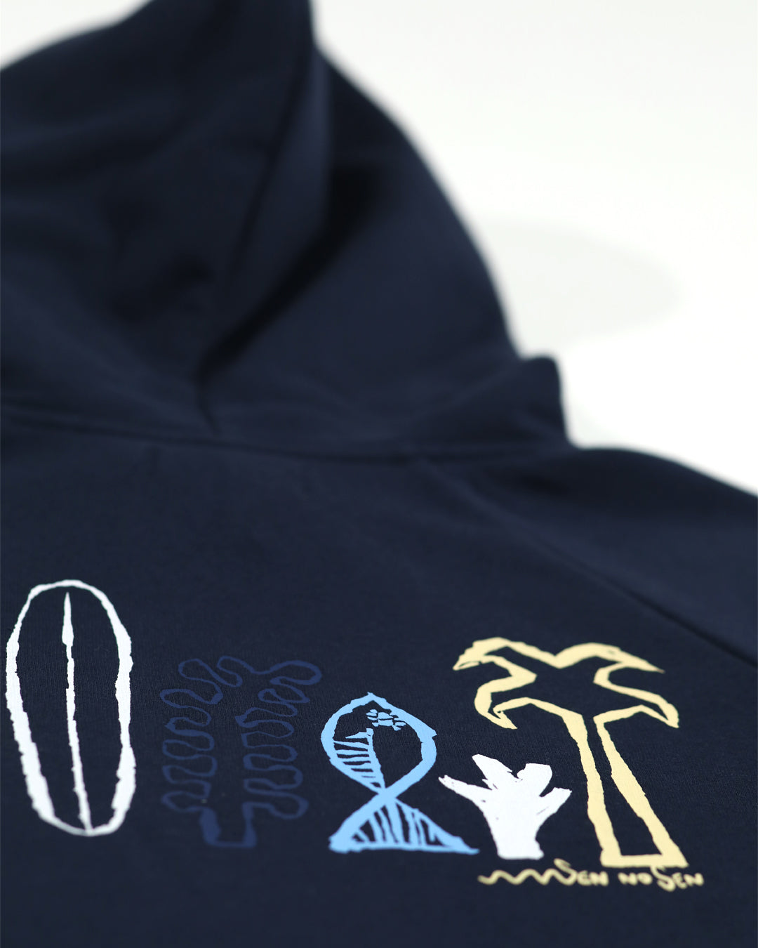 Hoodie sweater organic cotton | La Milady | Deep Blue