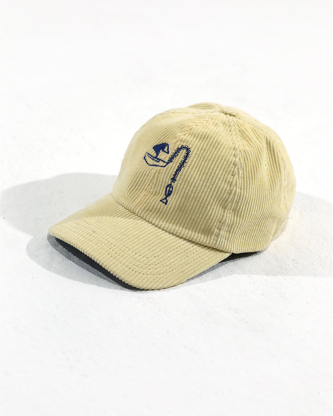 6 panel velours fishing boat | yellow