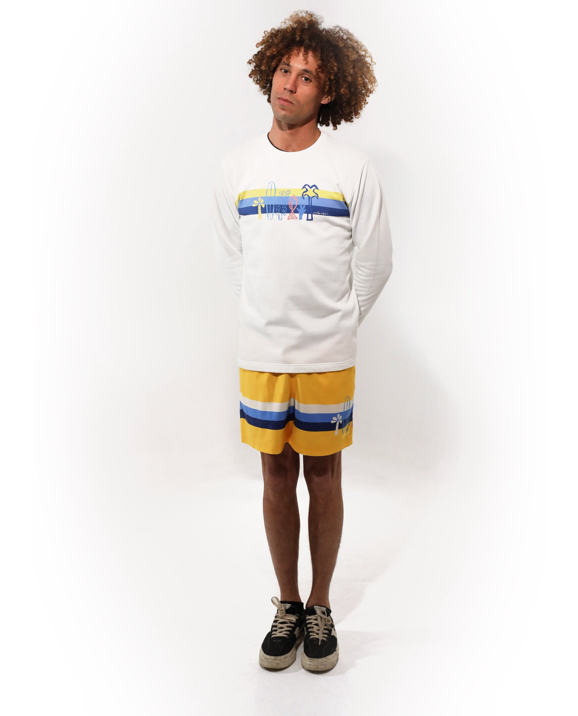 Sweat organic cotton | Happiness quiver | White