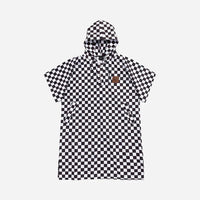 Poncho Surf unisexe léger quick dry Checkers