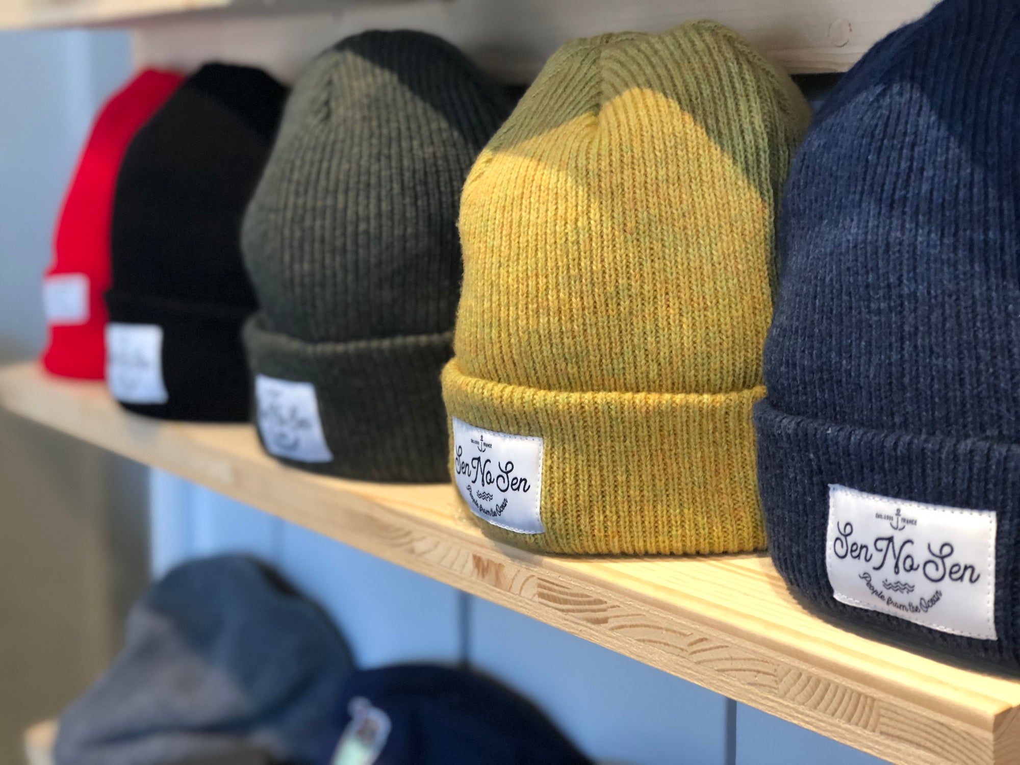 nouveaux bonnets en laine mérinos