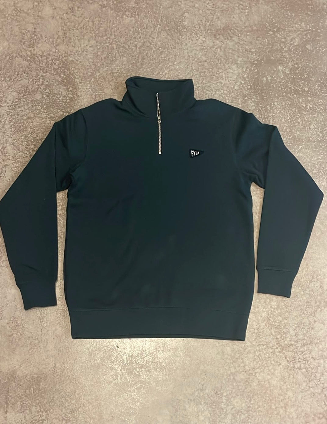 Pyla Social Club | sweat col zippé | pine green