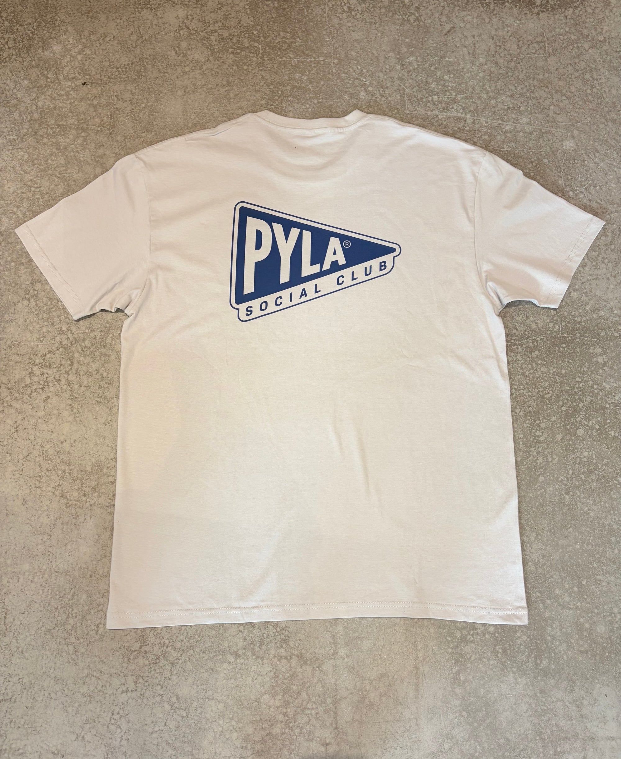 PYLA t-shirt graphic logo