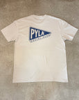 PYLA t-shirt graphic logo