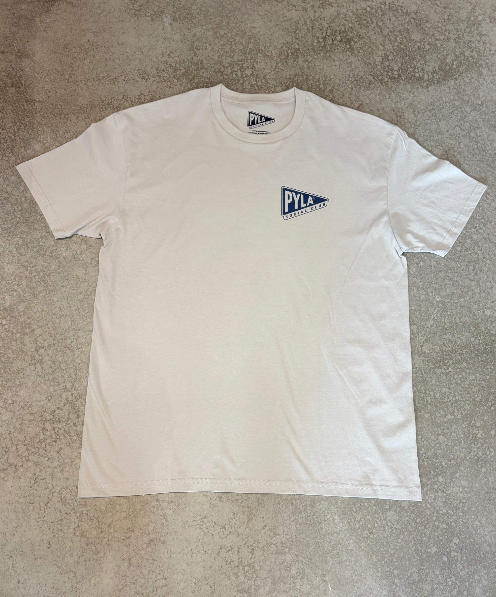 PYLA t-shirt graphic logo