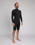 Combinaison neoprene | 2mm | Shorty manches longues | Black