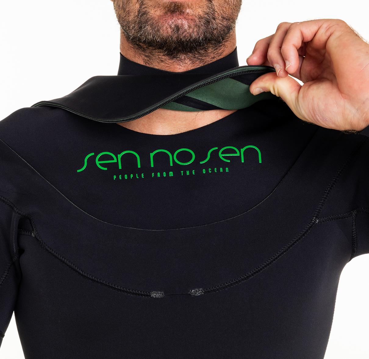 Traje de neopreno personalizado | Cremallera de 180° | 2,2 mm | Pantalón corto de manga larga