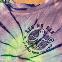 T-shirt Junior Octopus Tie Dye