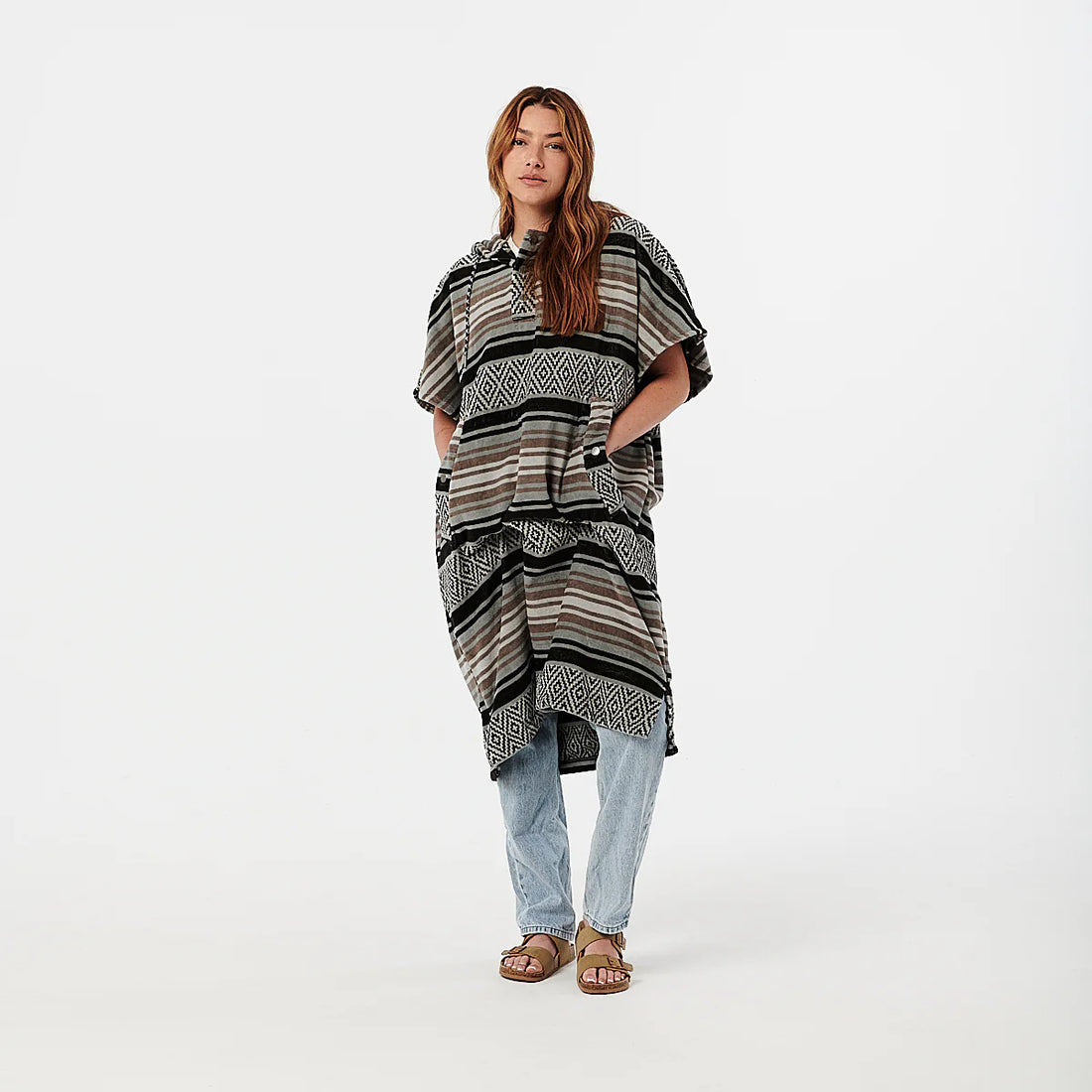 SLOWTIDE OSO - COURTYARD extra warm PONCHO S/M