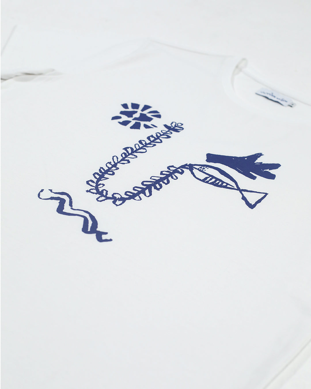 T-shirt organic cotton | Sea Face | White