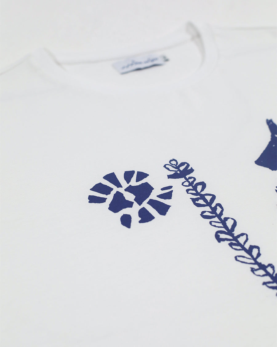 T-shirt organic cotton | Sea Face | White