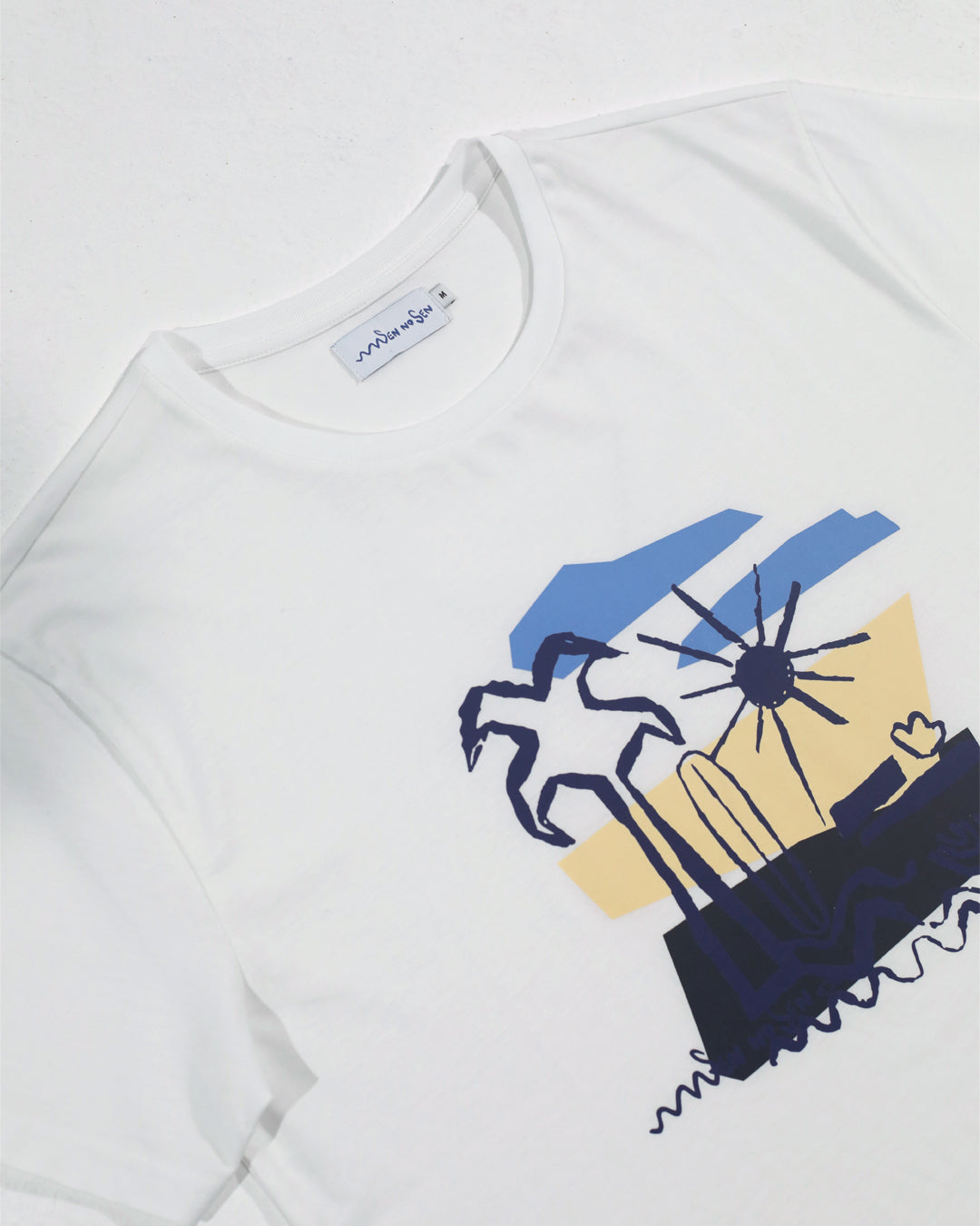 T-shirt organic cotton | Sunrise | White