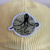 6panel velours Octopus | Yellow