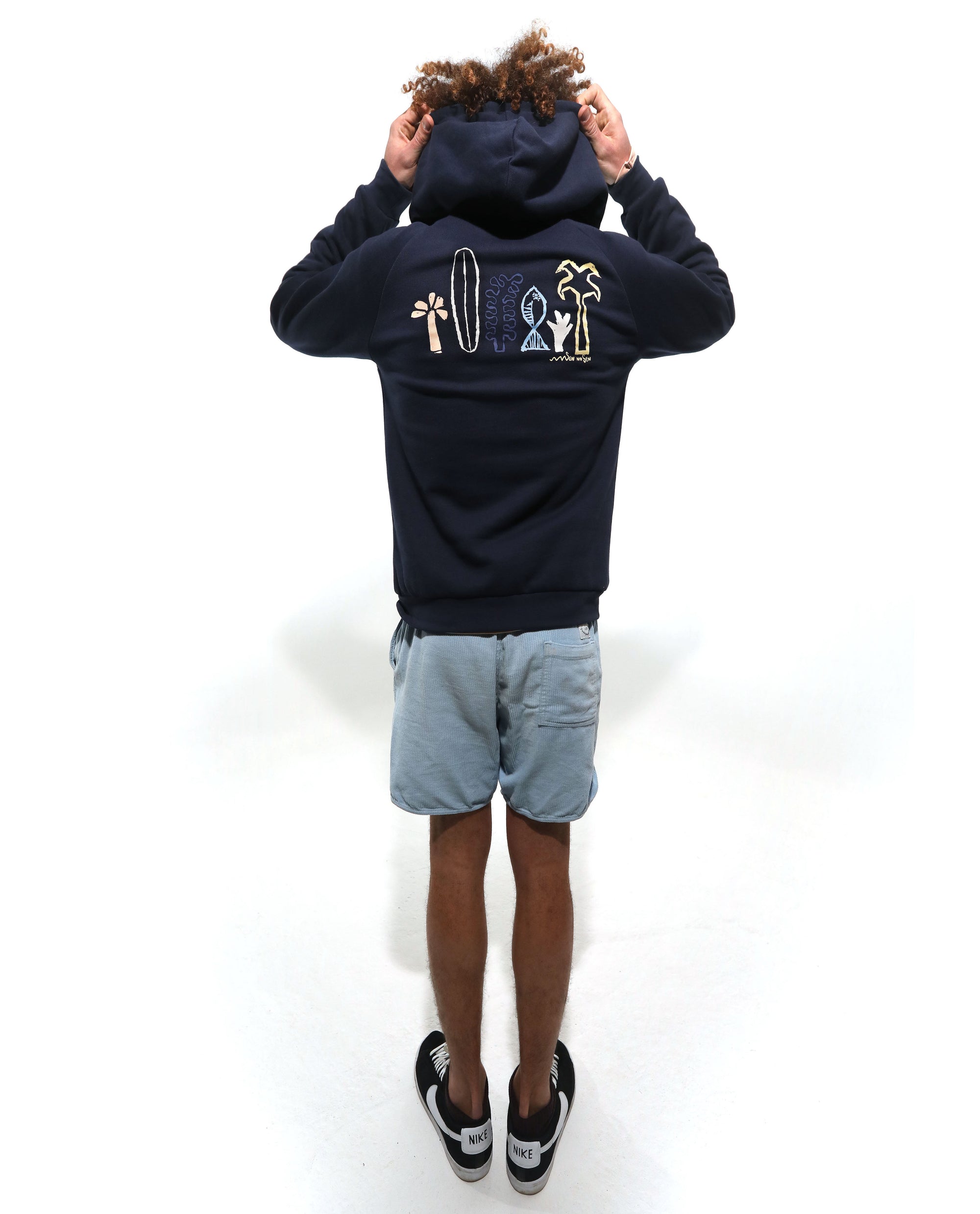 Hoodie sweater organic cotton  | La Milady | Deep Blue