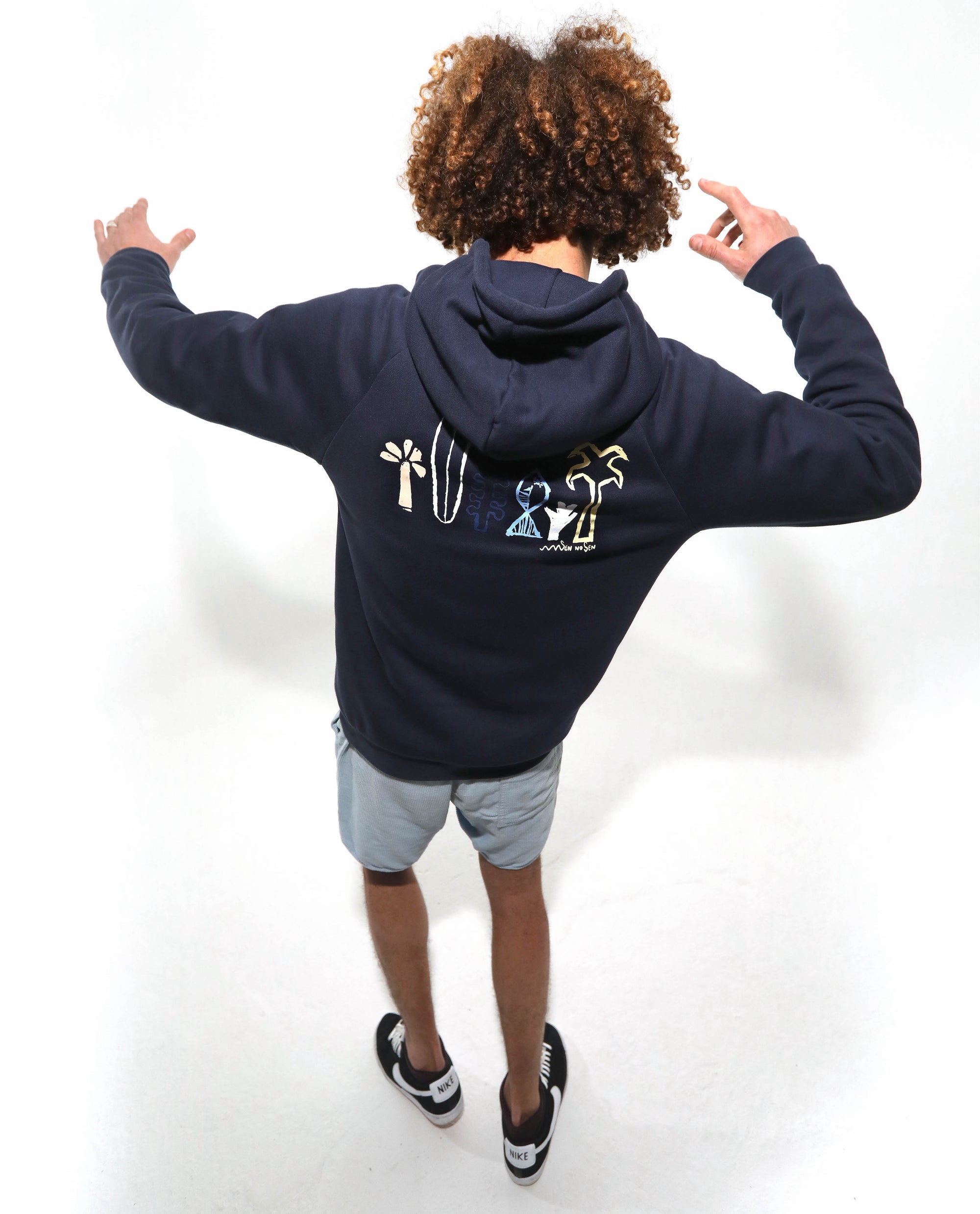 Hoodie sweater organic cotton  | La Milady | Deep Blue