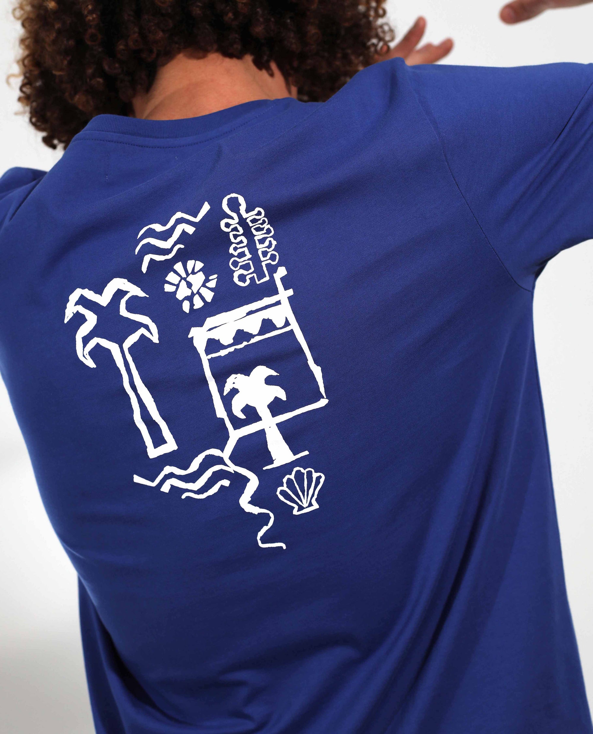 T-shirt organic cotton | Sea Life | Blue