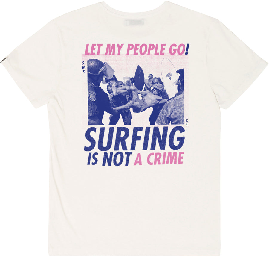 t-shirt "not a crime"